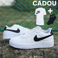 Air Force 1 Low Alb/Negru