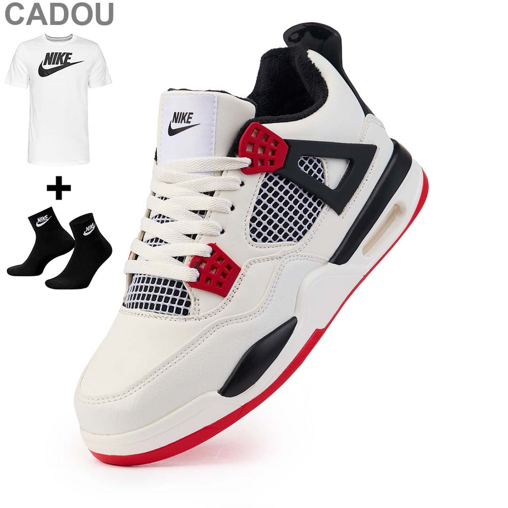Ghete AJ Imblanite, White/Red
