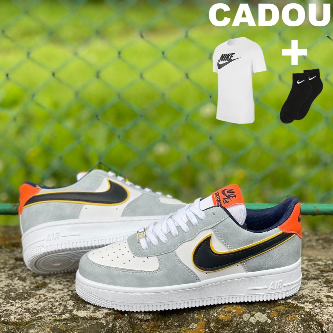 AF1 LINE Gri-Negru.